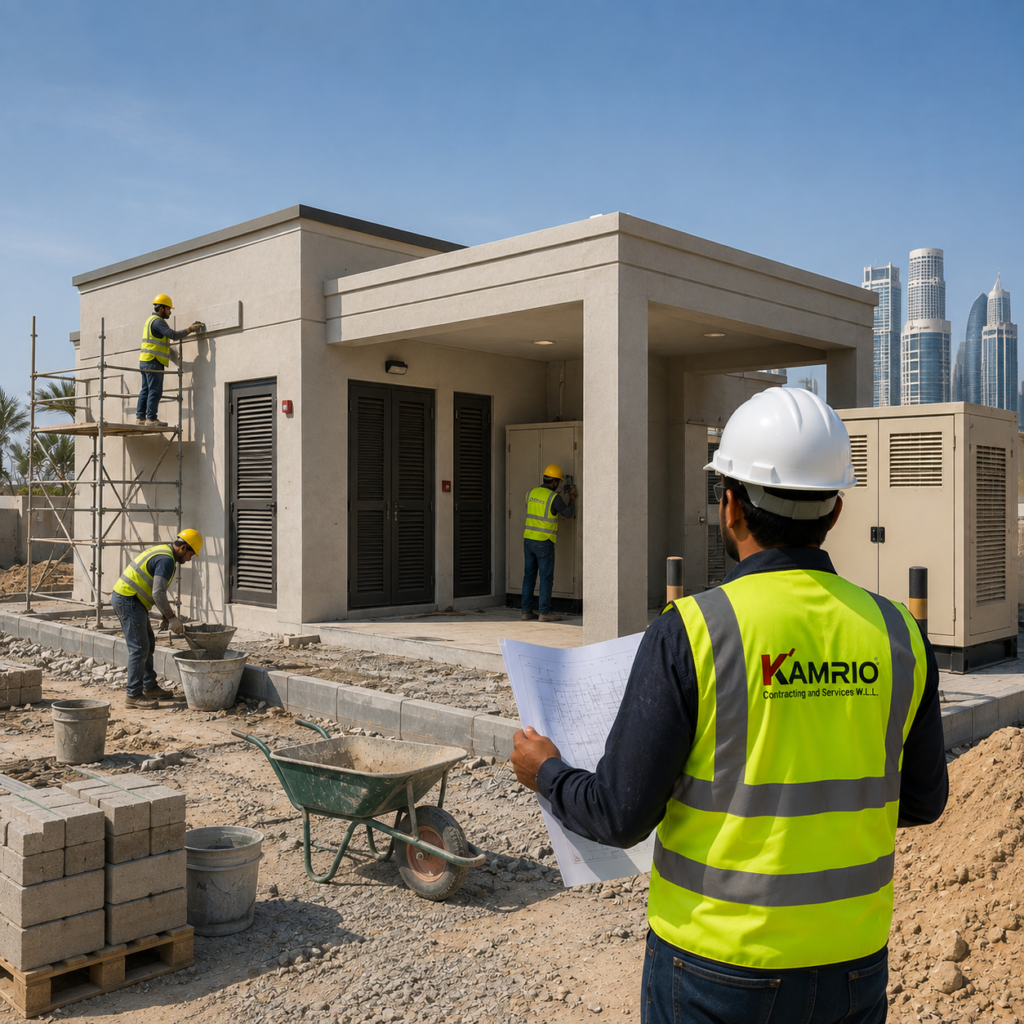 accessory building construction in Qatar