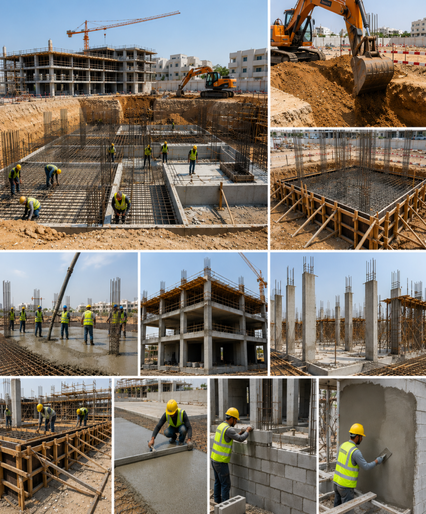 Civil & Structural Foundation of Building Construction