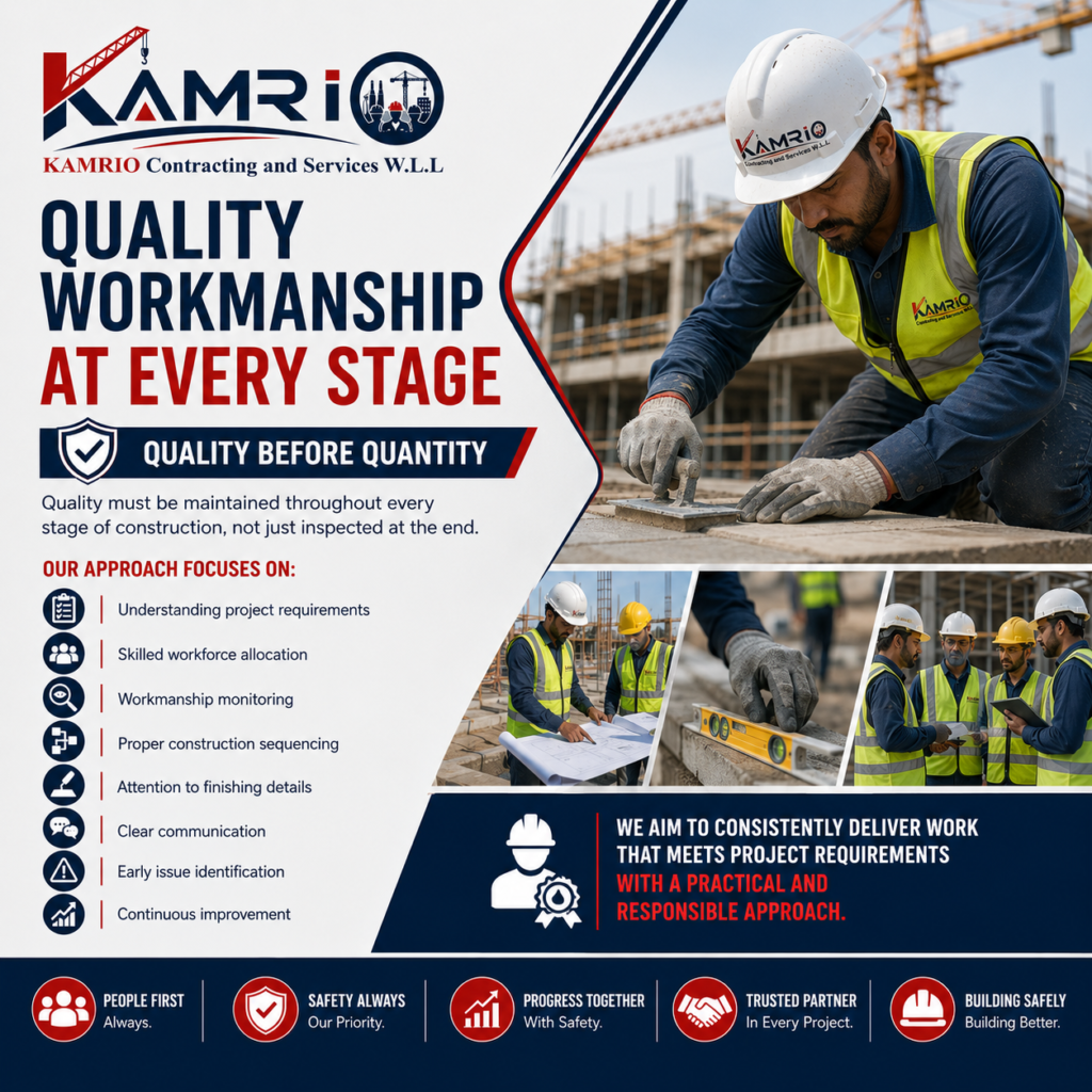 Quality Workmanship at Every Stage