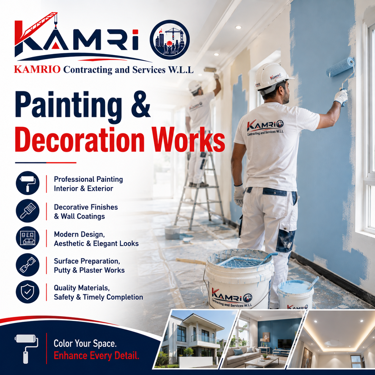 Painting work in Qatar