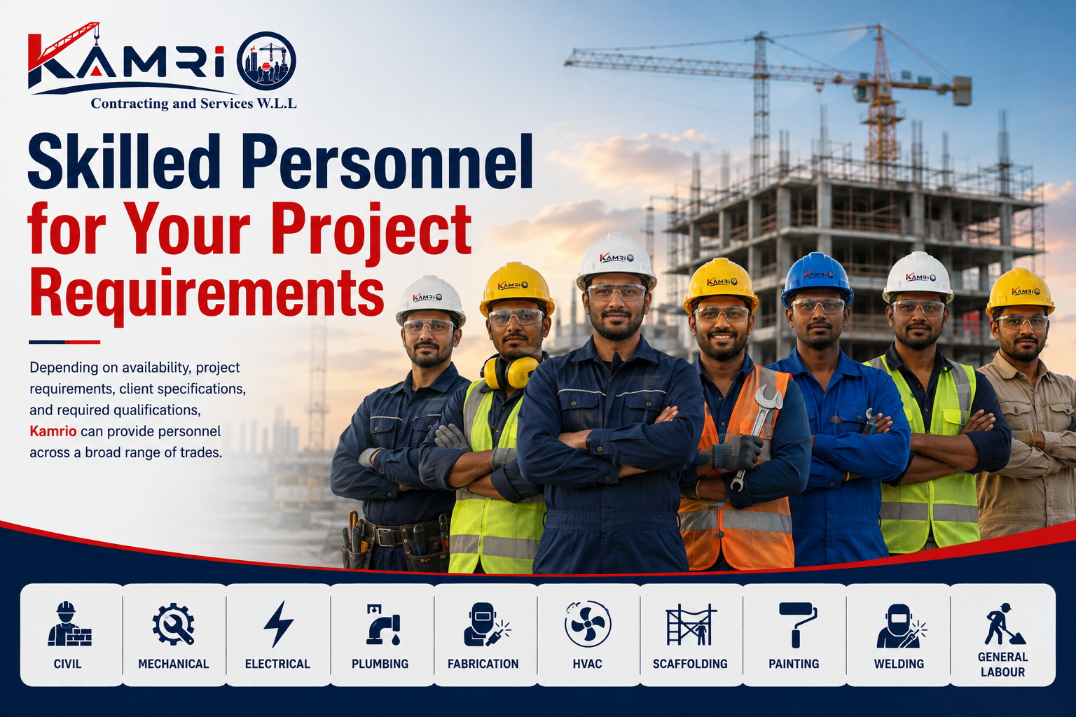 Skilled Personnel for Your Project Requirements