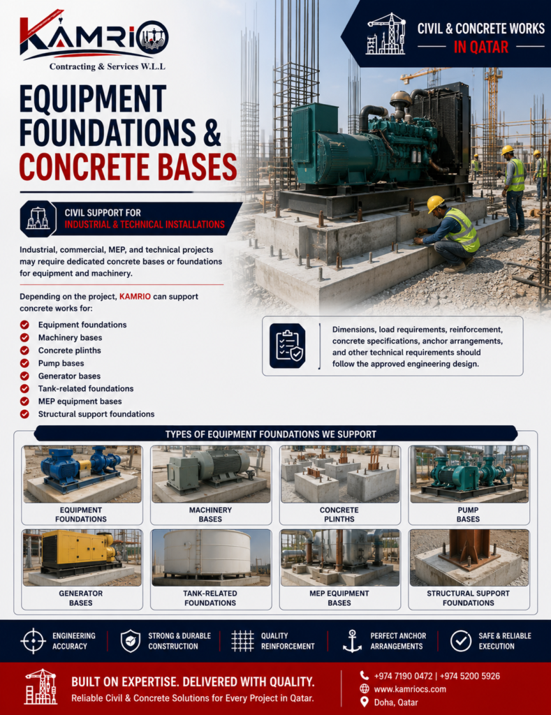 Equipment Foundations & Concrete Bases