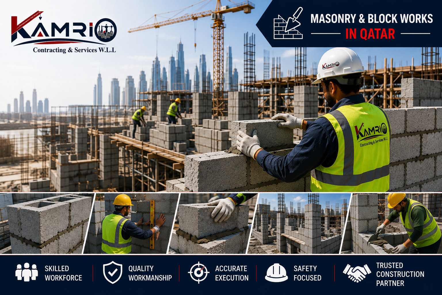Masonry & Block Works in Qatar